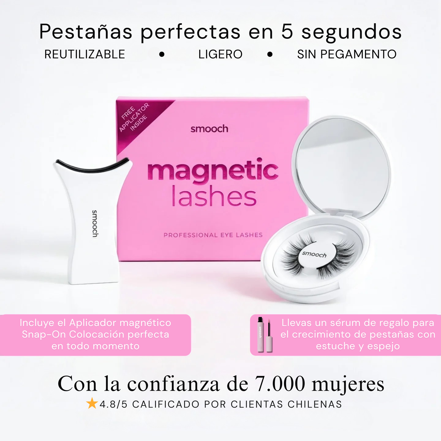 Pestañas Magnéticas Reutilizables | smooch®
