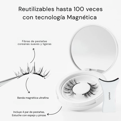 Pestañas Magnéticas Reutilizables | smooch®